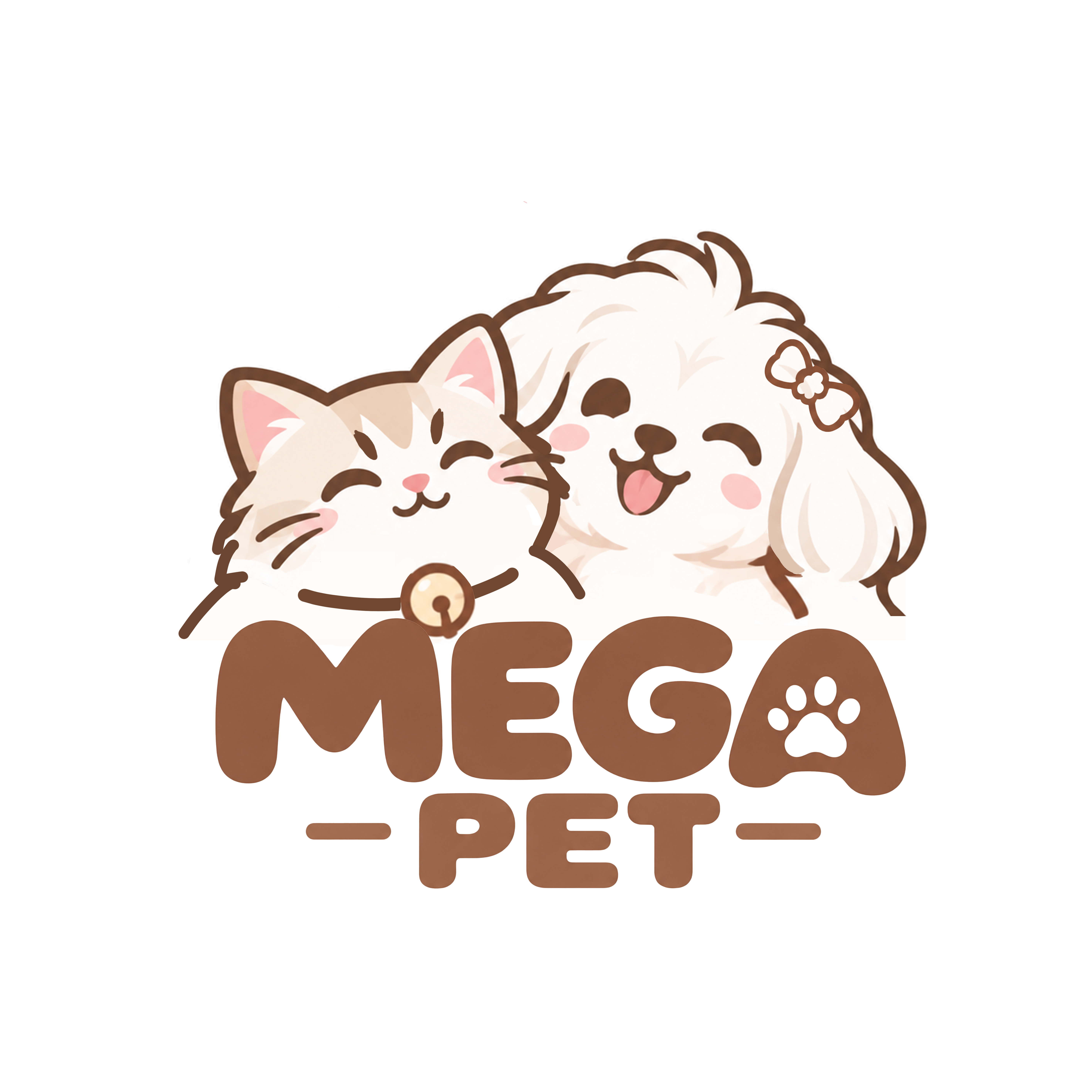 MegaPet cat and dog logo